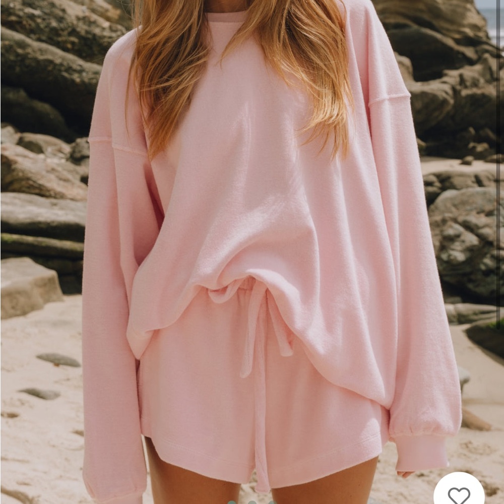 Daily drills terry oversized crew in color baby XS/S